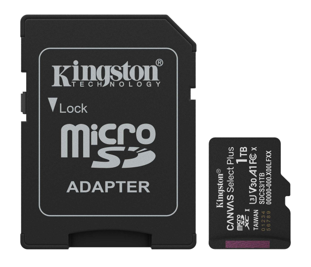 Kingston 1TB microSDXC Canvas Select Plus Gen3 - 1347359 - zdjęcie 2